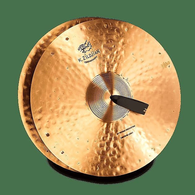 Cymbales crash à main Zildjian K1142 20" K Constantinople Vintage Orchestral Medium-Light (paire)